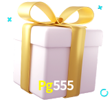 Receba seus bônus de boas-vindas no Pg555