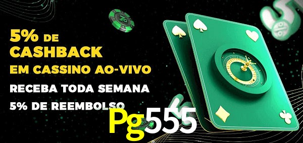 Promoções do cassino ao Vivo Pg555
